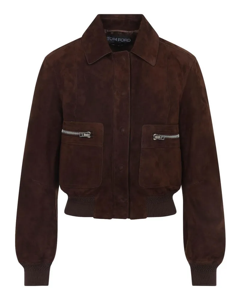 Tom Ford Bomberjacke - Braun Braun