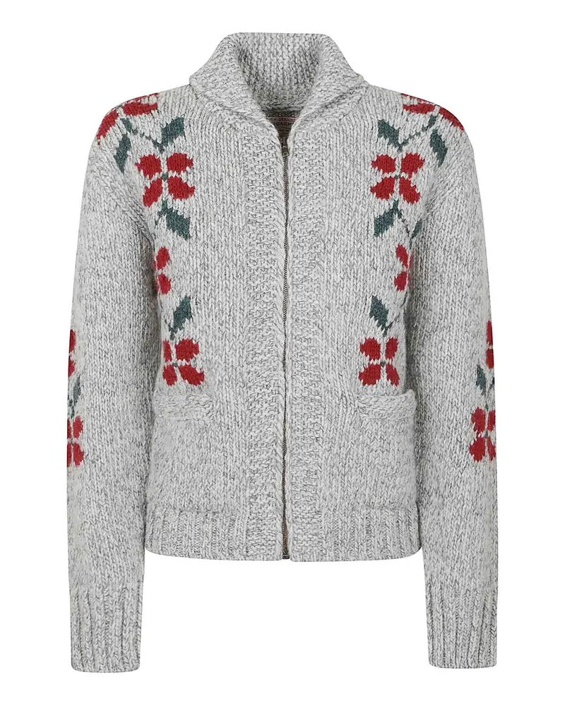 Filson Rundhalspullover - Grau Grau