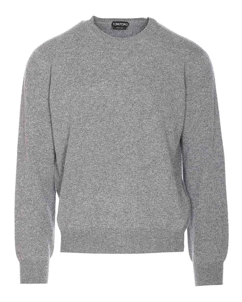 Tom Ford Rundhalspullover - Grau Grau
