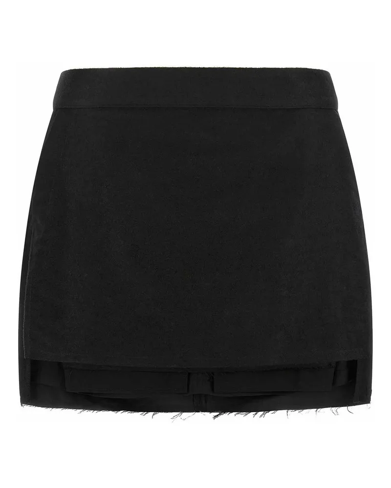 Rick Owens Minirock - Schwarz Schwarz
