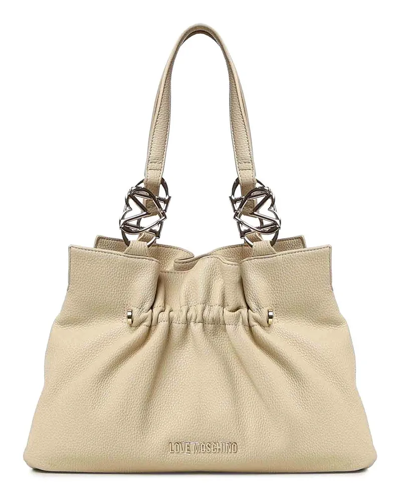 Moschino Schultertasche - Weiß Weiß