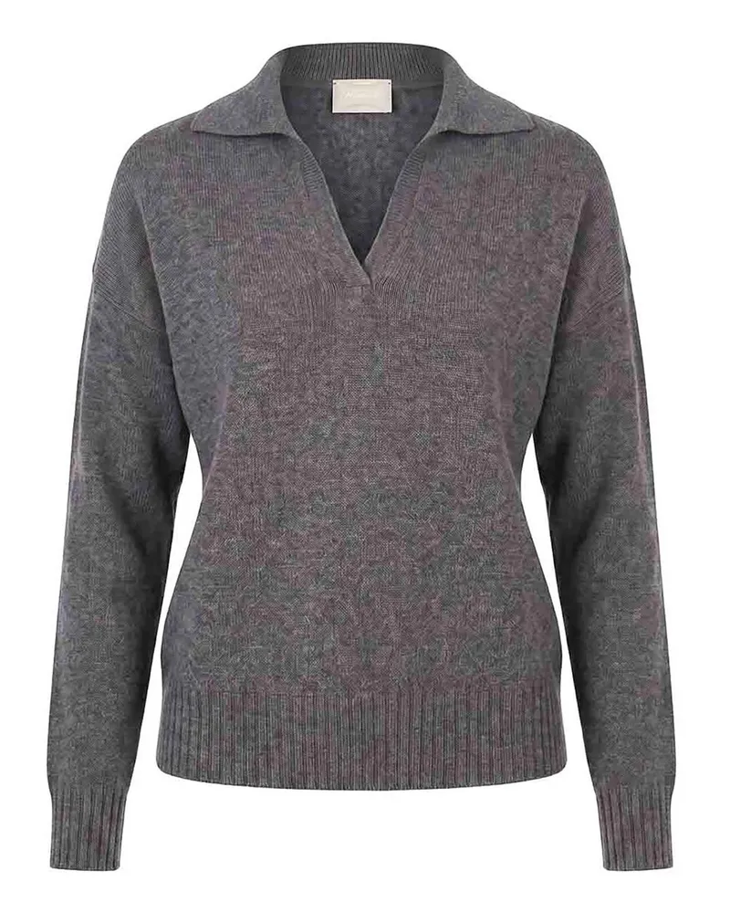 Drumohr  Poloshirt - Grau Grau