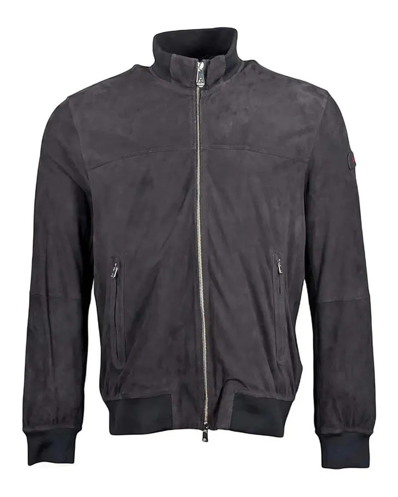 Peuterey Lederjacke - Blau Blau