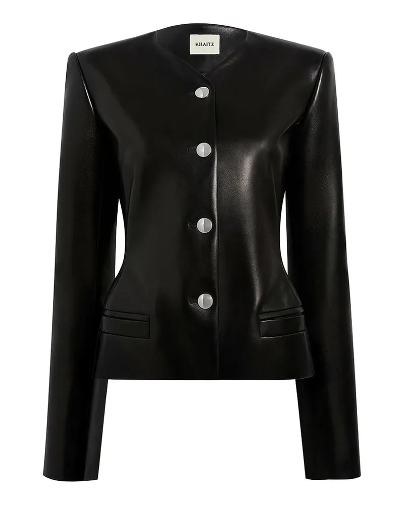 KHAITE Lederjacke - Schwarz Schwarz