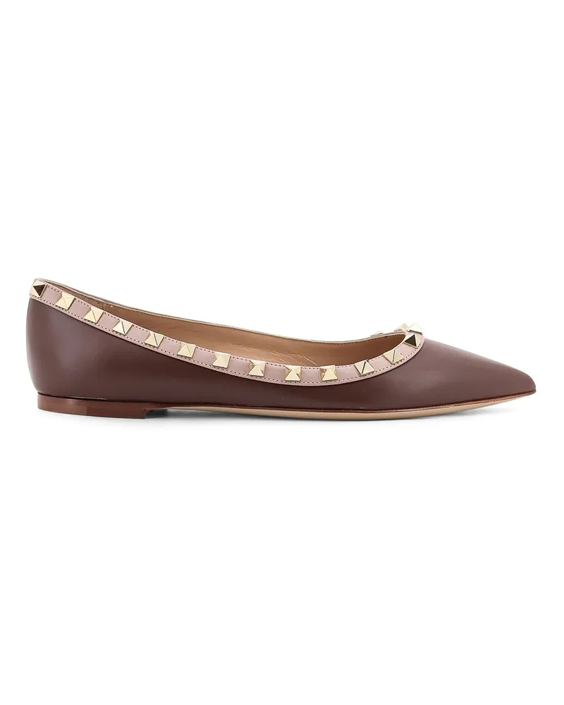 Valentino Garavani Ballerinas - Hellbraun Hellbraun
