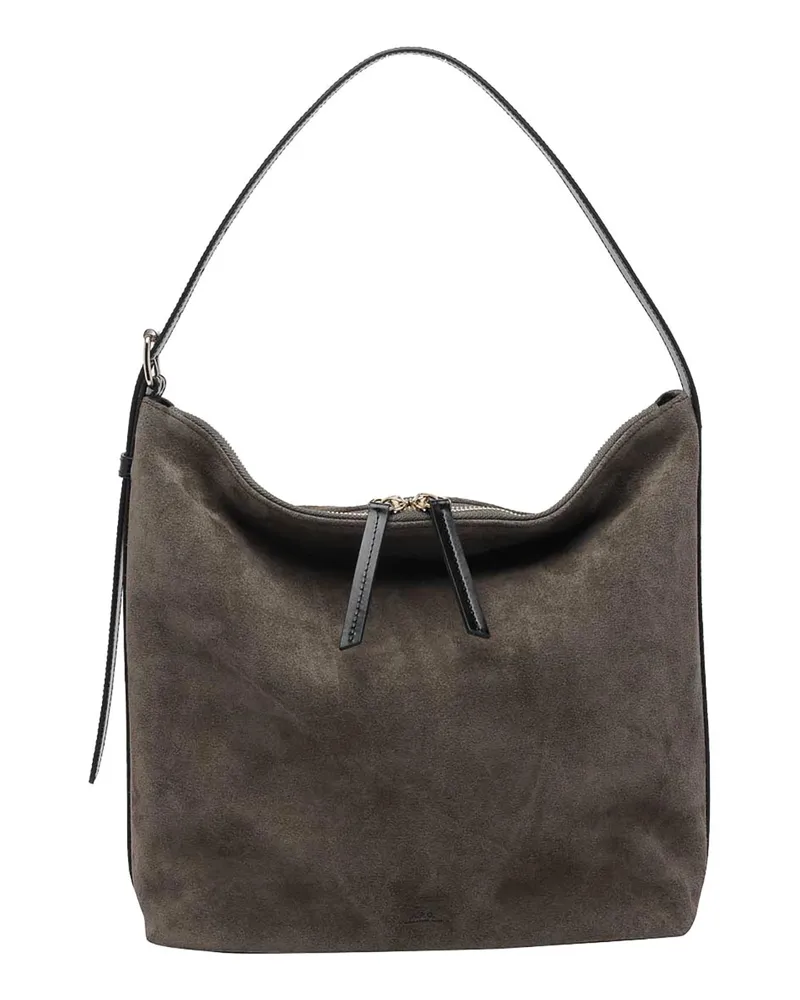 A.P.C. A. P.C. Schultertasche - Grau Grau