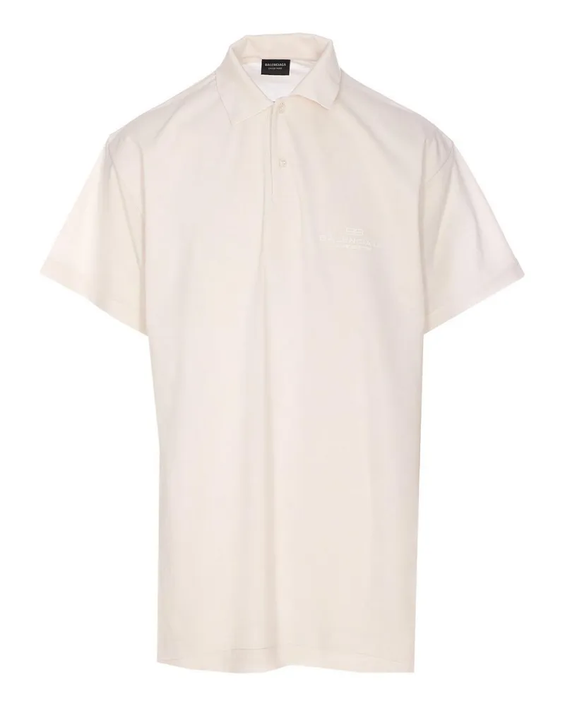 Balenciaga Poloshirt - Weiß Weiß