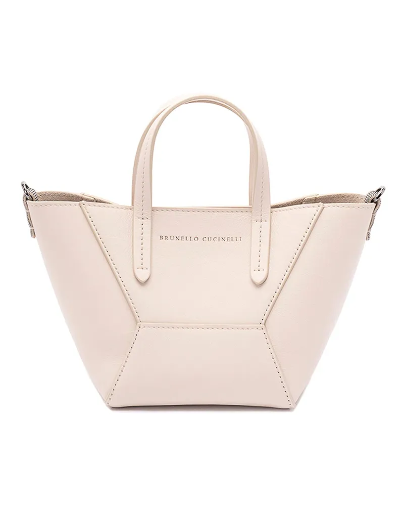 Brunello Cucinelli Shopper - Schwarz Weiß