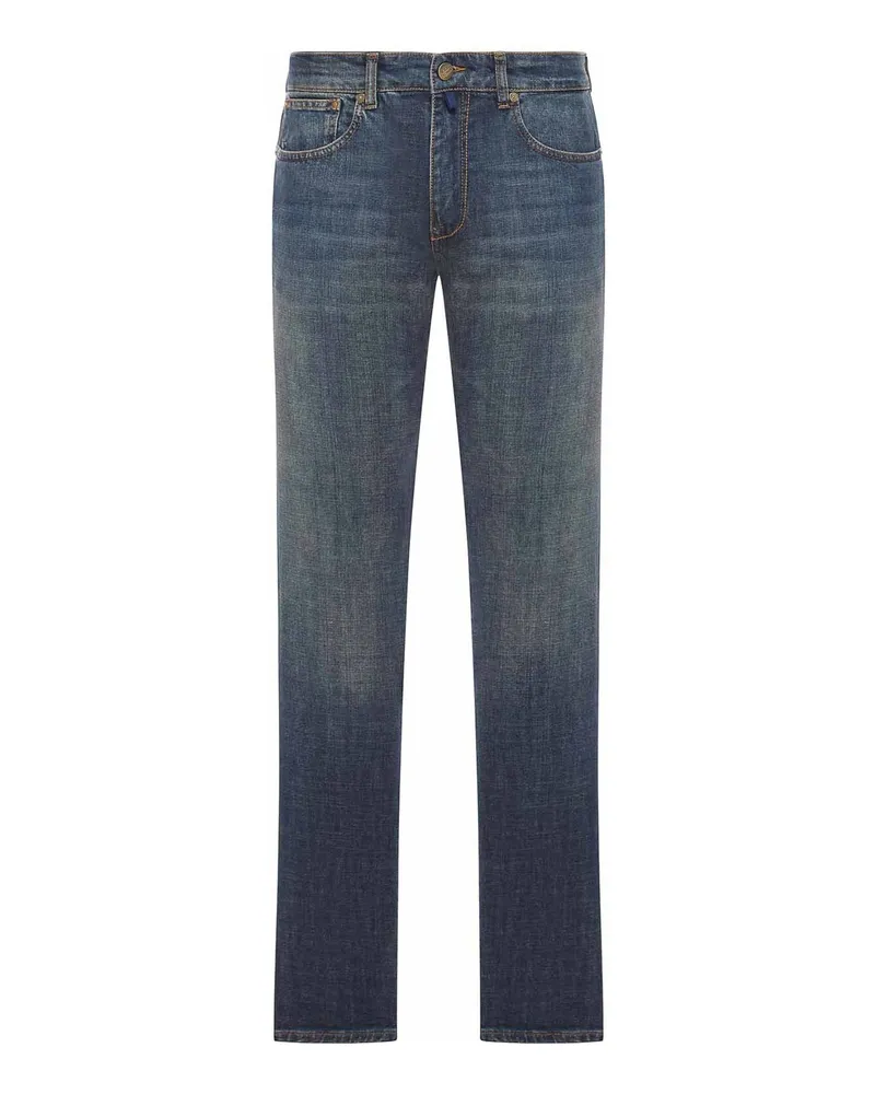 Incotex Straight Leg Jeans - Blau Blau