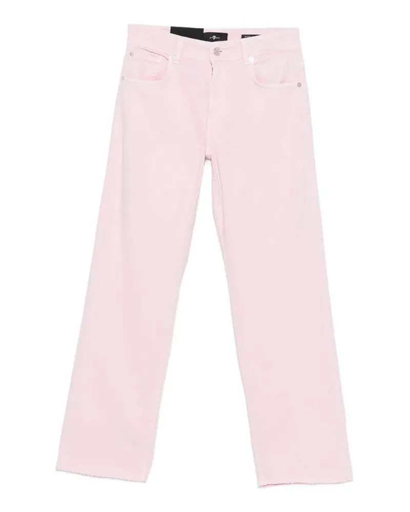 7 for all mankind Straight Leg Jeans - Nude Nude