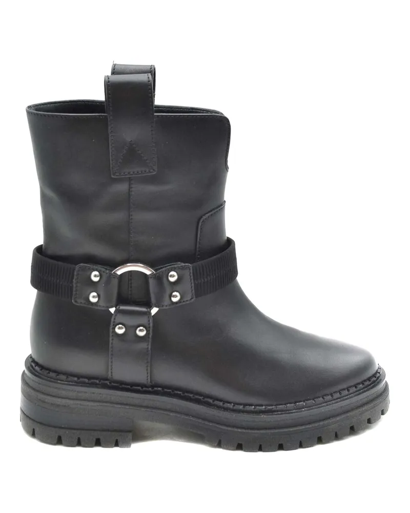 Sergio Rossi Stiefeletten - Schwarz Schwarz