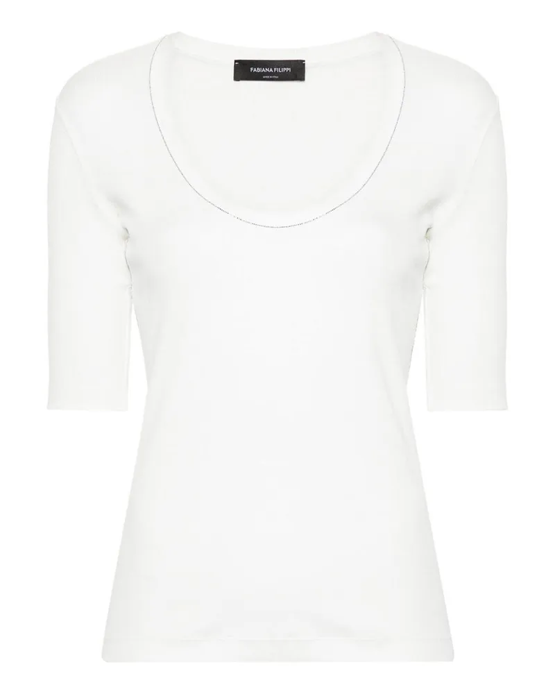 Fabiana Filippi T-Shirt - Weiß Weiß