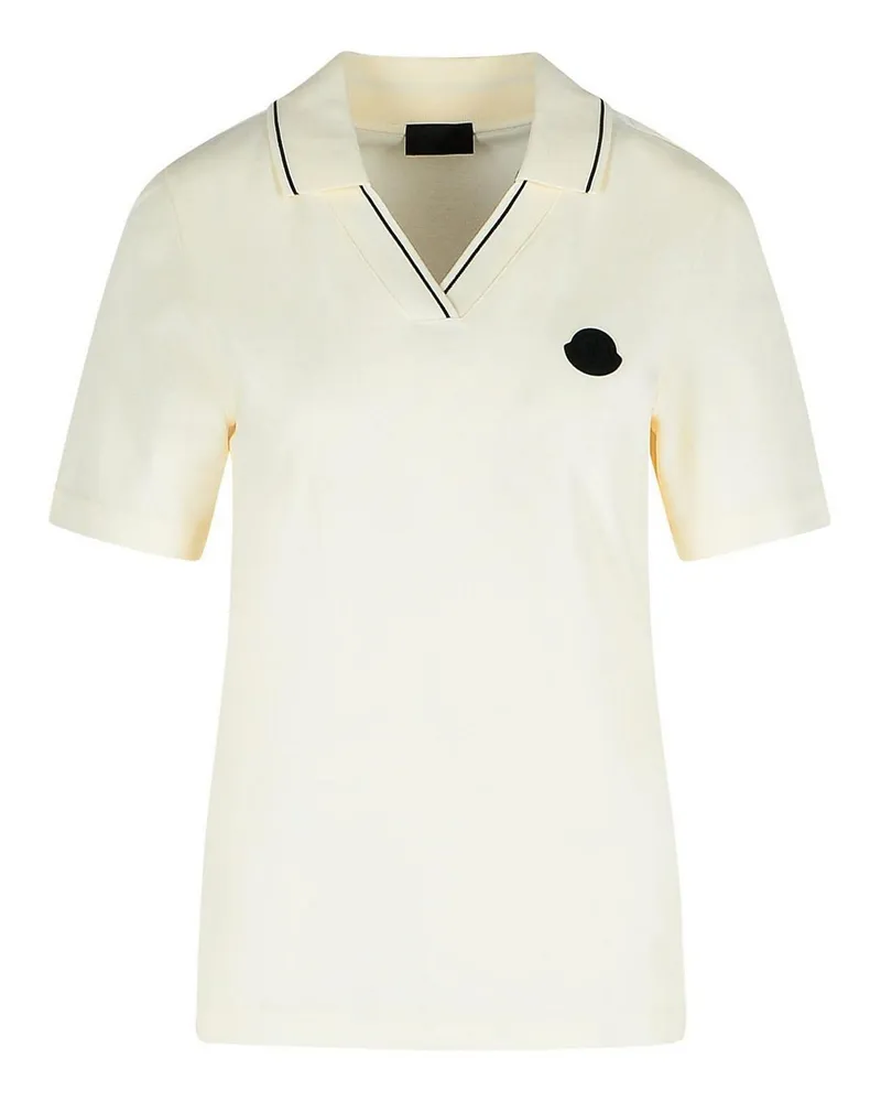 Moncler Poloshirt - Weiß Weiß