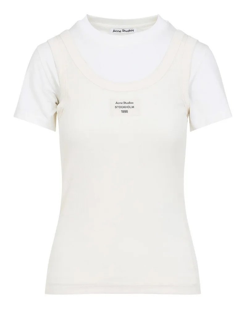 Acne Studios T-Shirt - Creme Creme