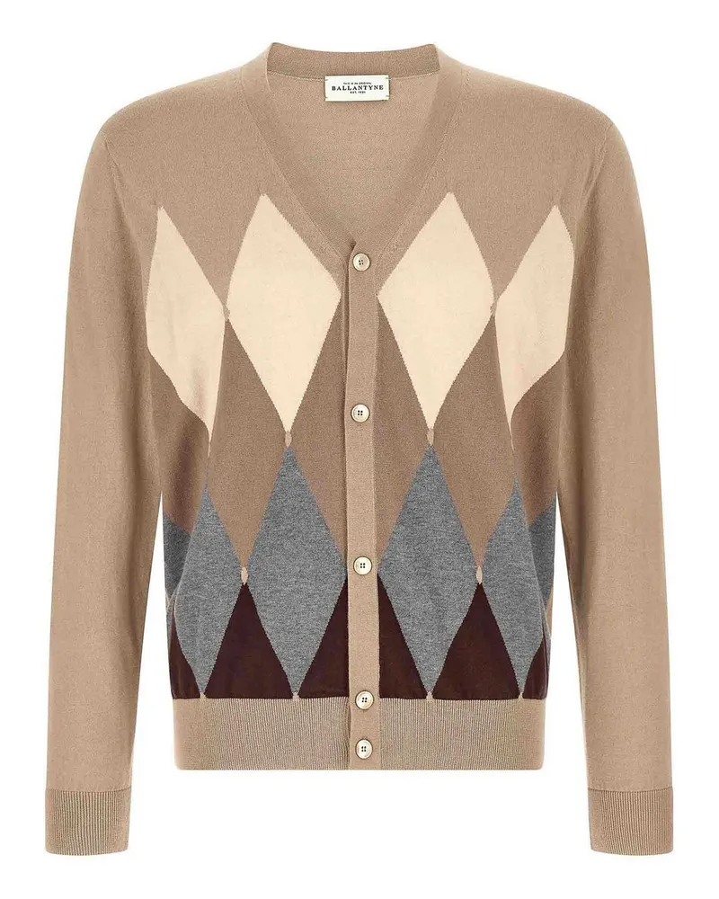 Ballantyne Cardigan - Beige Beige