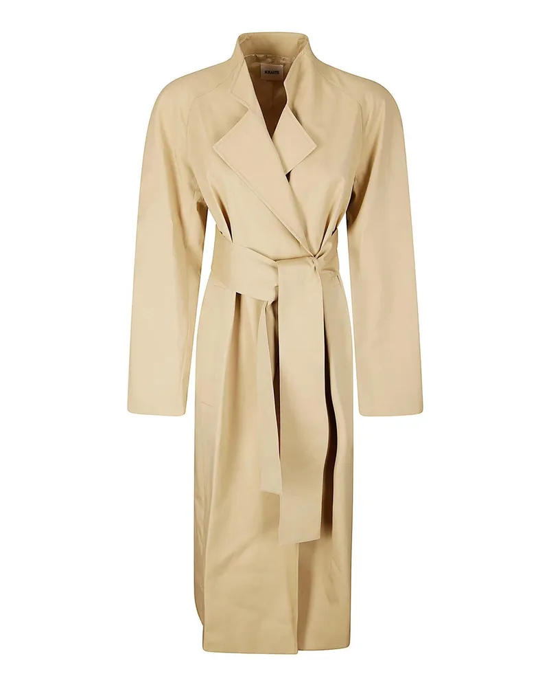 KHAITE Trenchcoat - Schwarz Beige