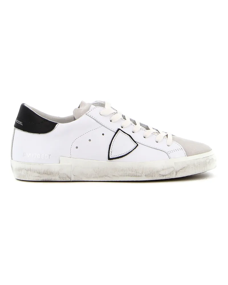 Philippe Model Sneaker - Weiß Schwarz