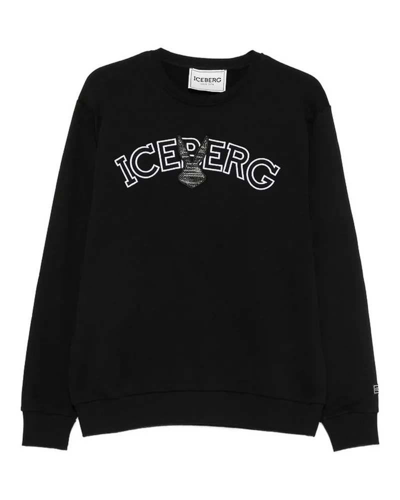 Iceberg Sweatshirt - Schwarz Schwarz