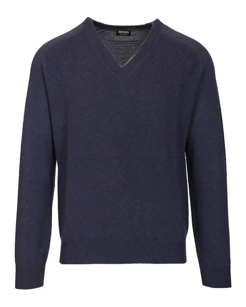 Ermenegildo Zegna Rundhalspullover - Blau Blau