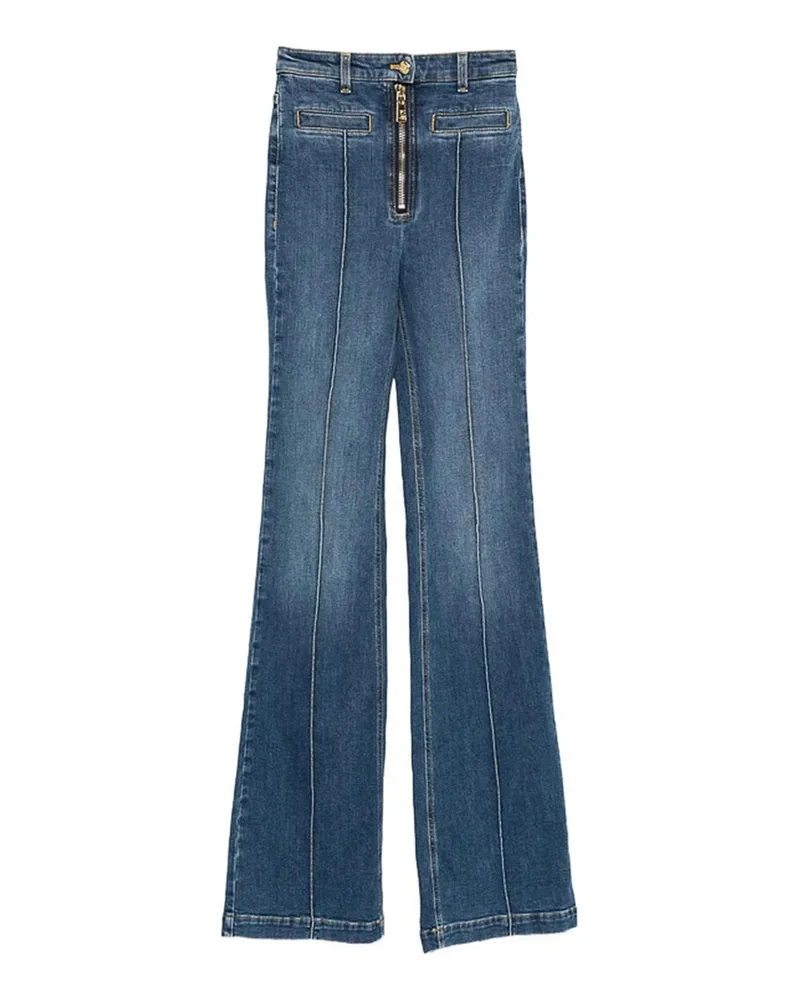 Elisabetta Franchi Straight Leg Jeans - Blau Blau
