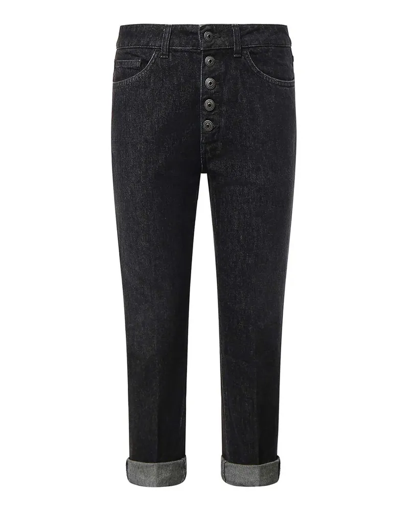 Dondup Straight Leg Jeans - Schwarz Schwarz