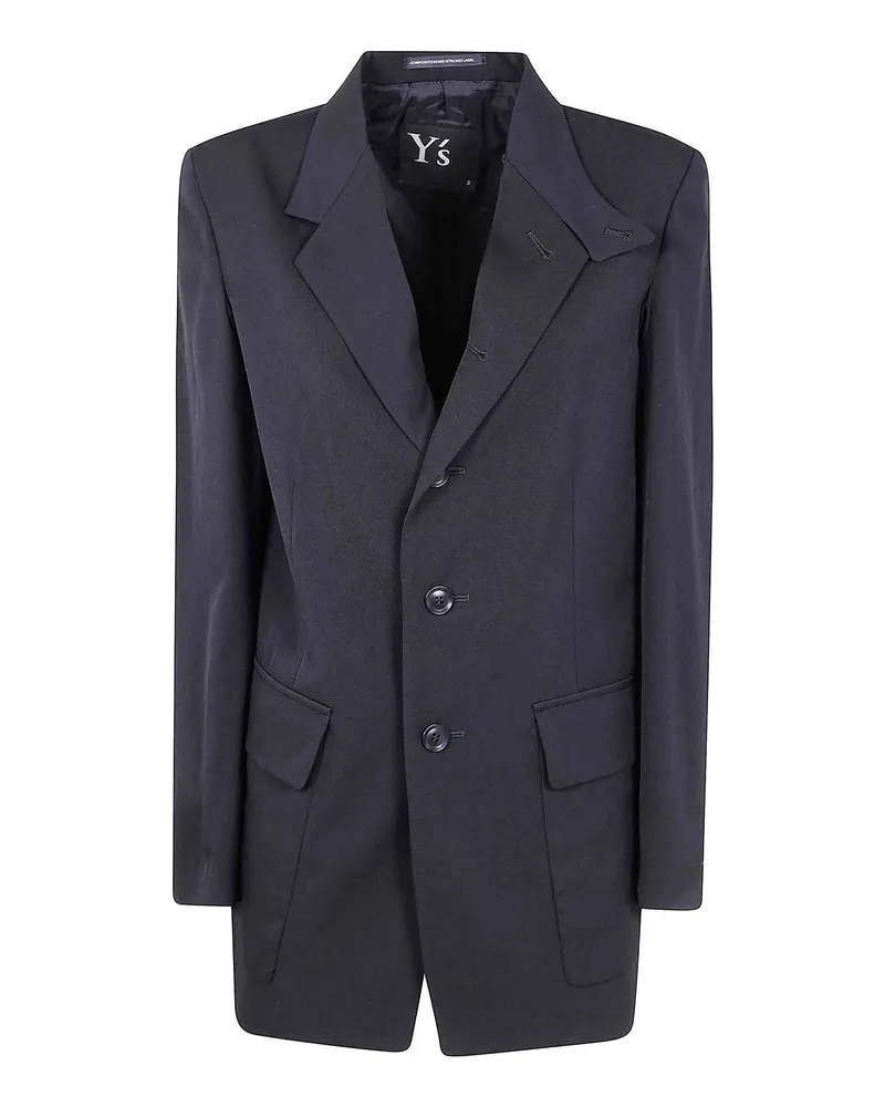 Yohji Yamamoto Casualjacke - Schwarz Schwarz