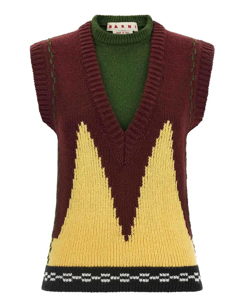 Marni Weste - Bordeaux Dunkelrot
