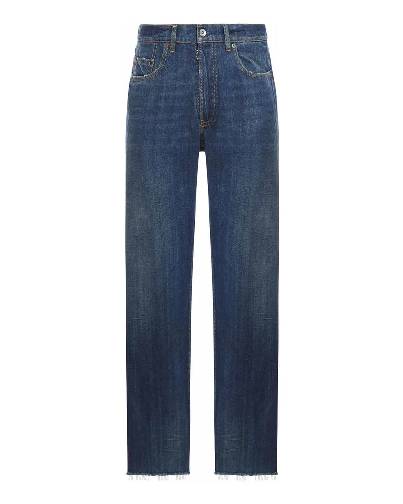 Maison Margiela Straight Leg Jeans - Blau Blau
