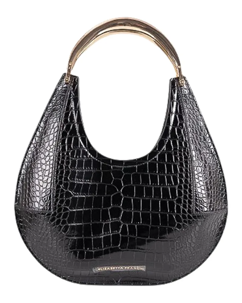 Elisabetta Franchi Schultertasche - Schwarz Schwarz