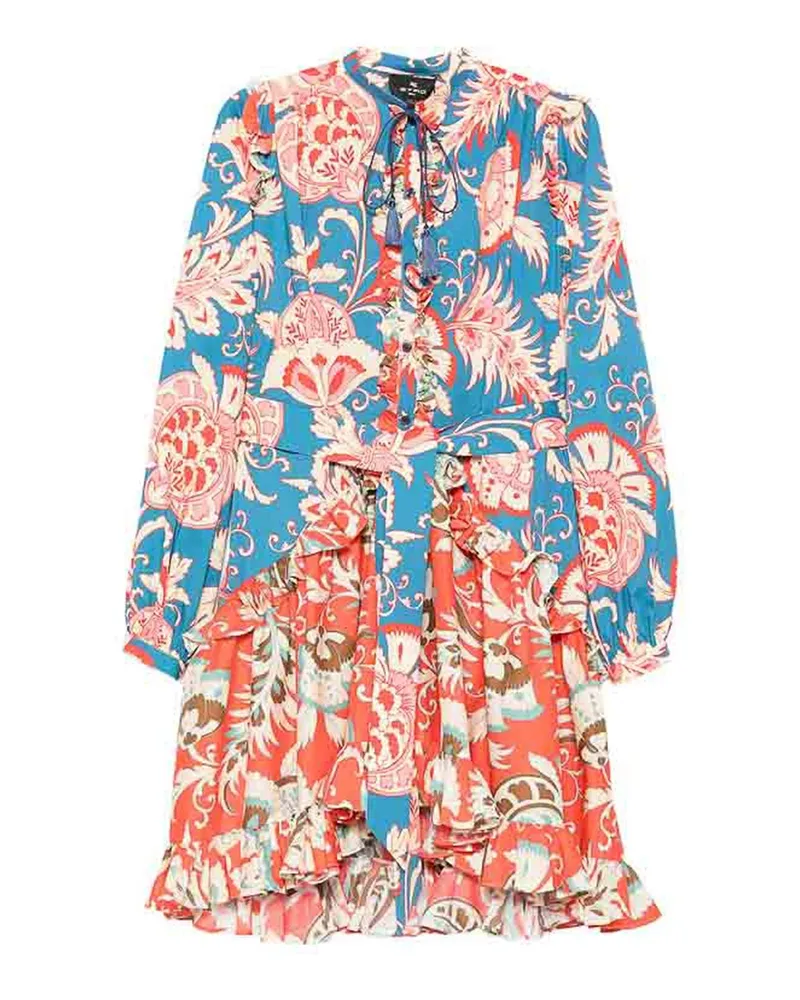 Etro Knielanges Kleid - Blau Blau