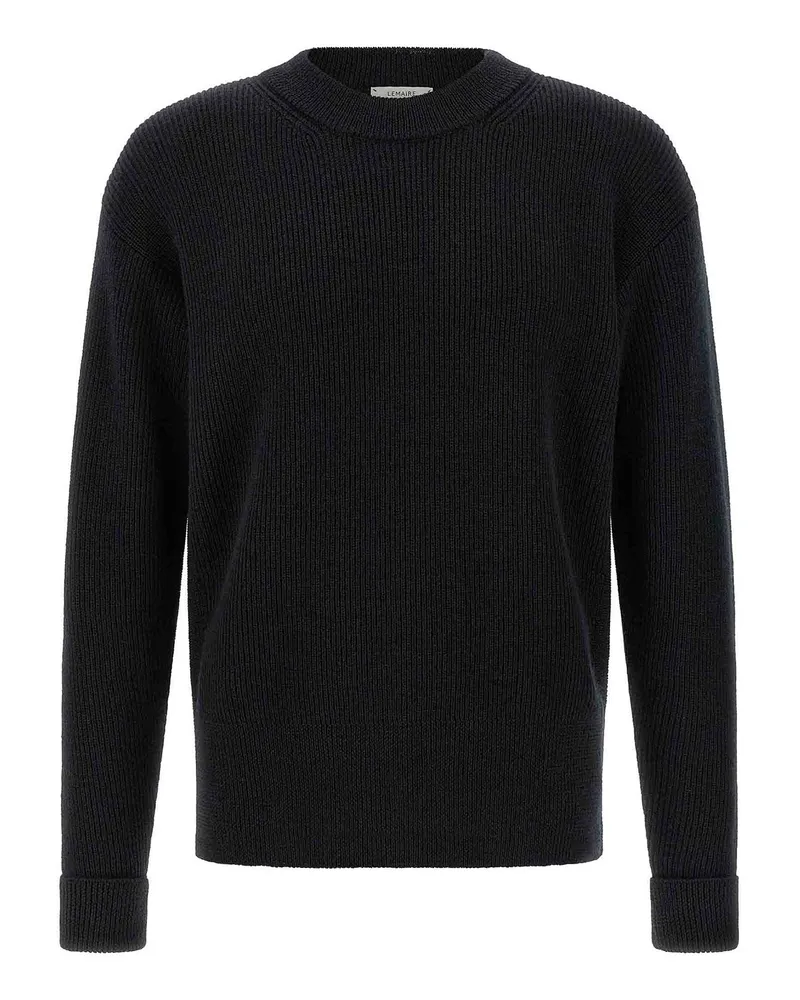 Christophe Lemaire Rundhalspullover - Schwarz Schwarz