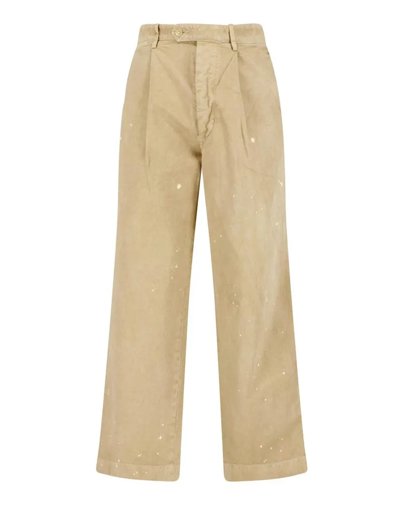 AURALEE Casual Hose - Beige Beige