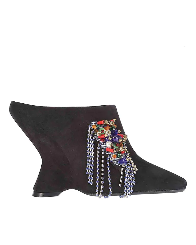 Dries van Noten Stiefeletten - Schwarz Schwarz