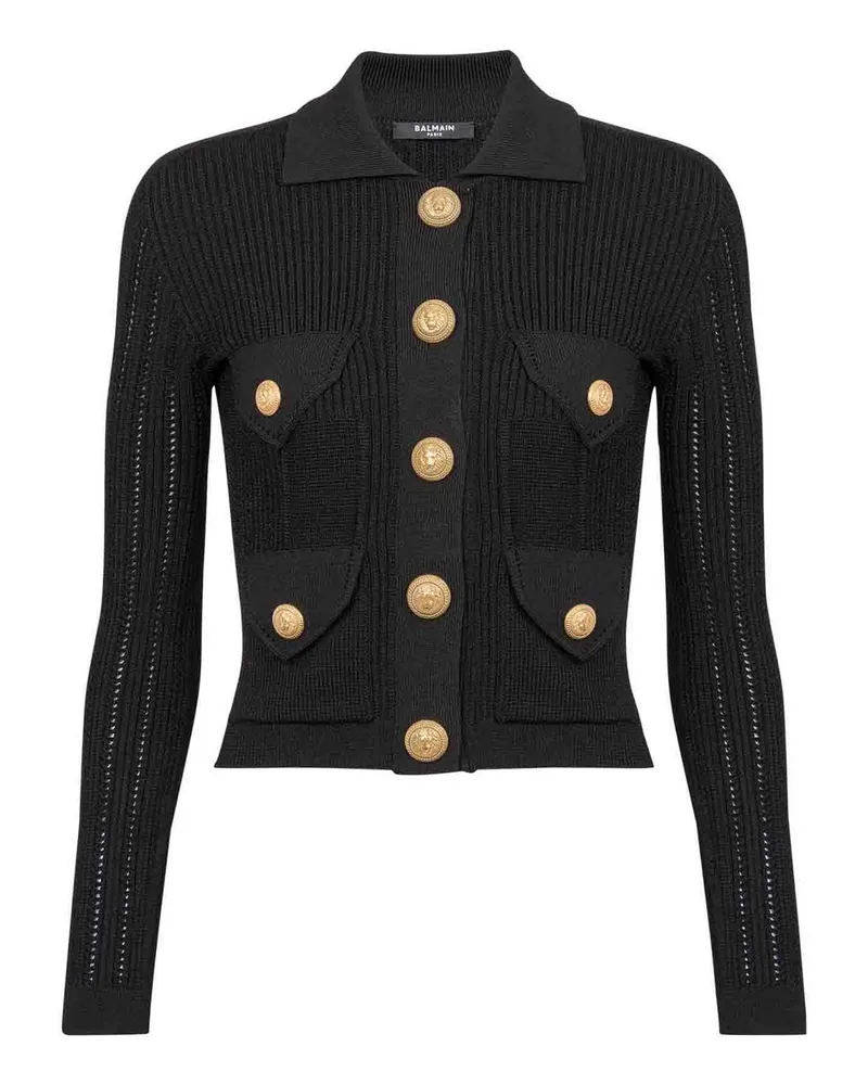 Balmain Cardigan - Schwarz Schwarz