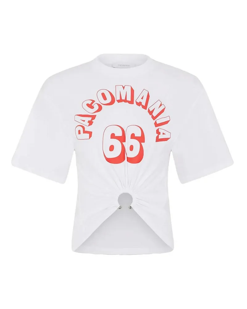 Paco Rabanne T-Shirt - Weiß Weiß