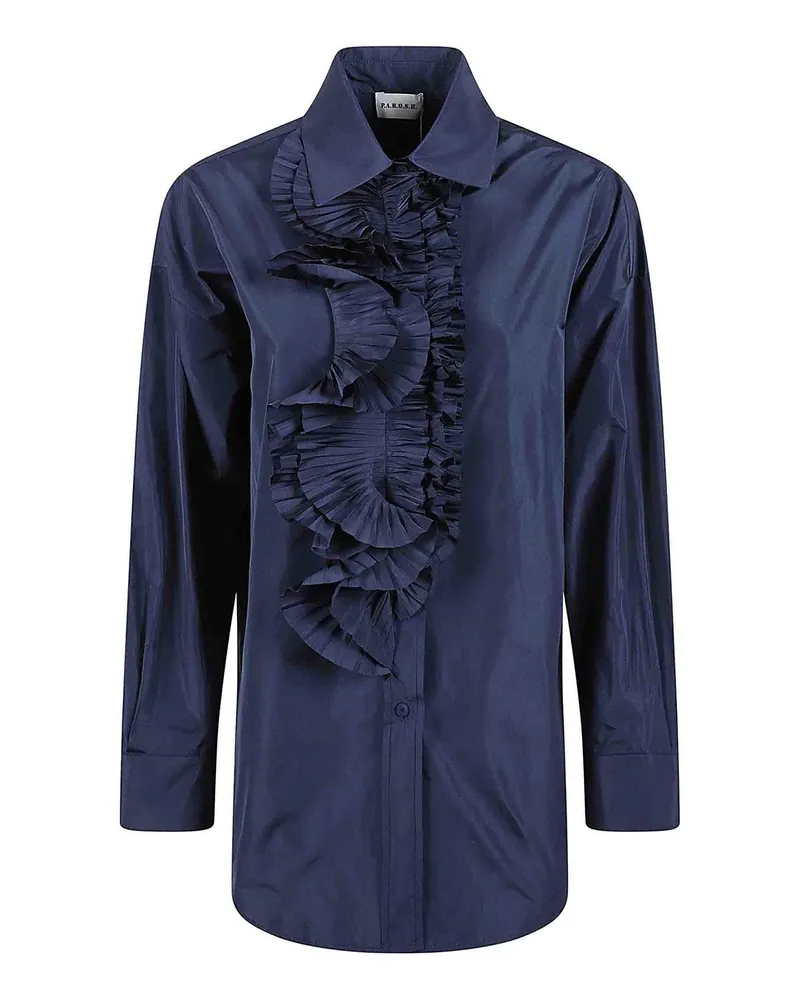 P.A.R.O.S.H. P. A.R. O.S. H. Hemd - Blau Blau