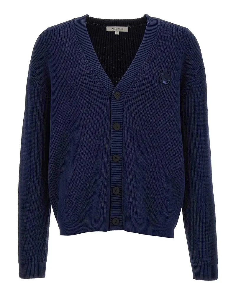 Kitsuné Cardigan - Blau Blau