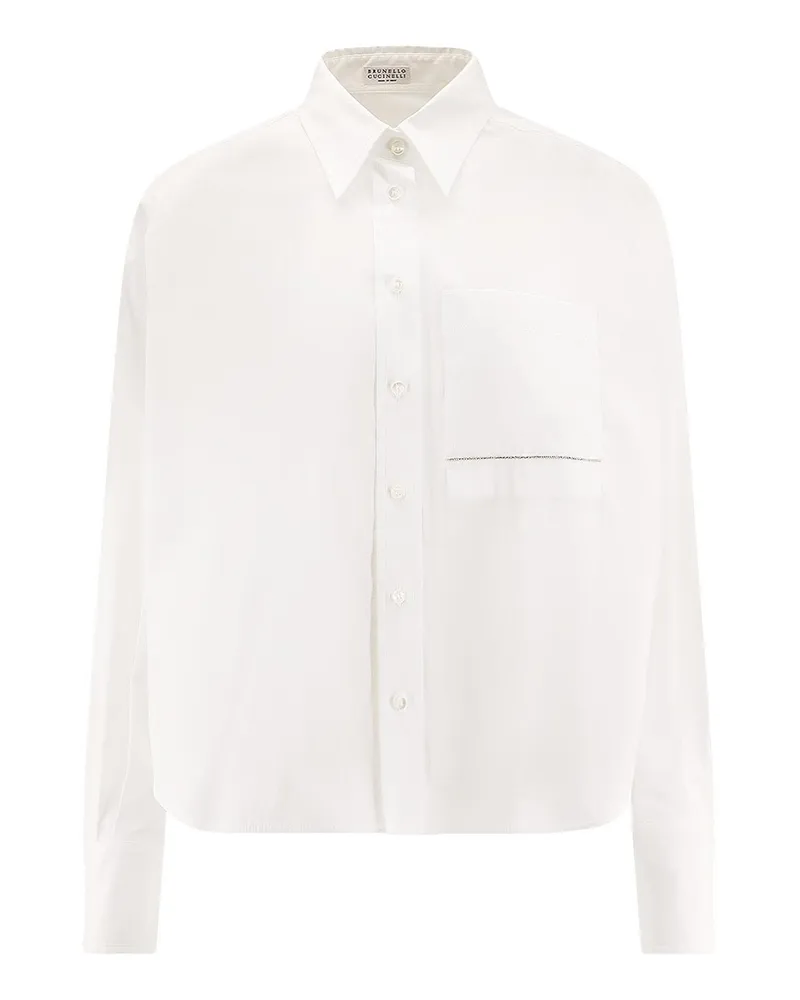 Brunello Cucinelli Hemd - Weiß Weiß