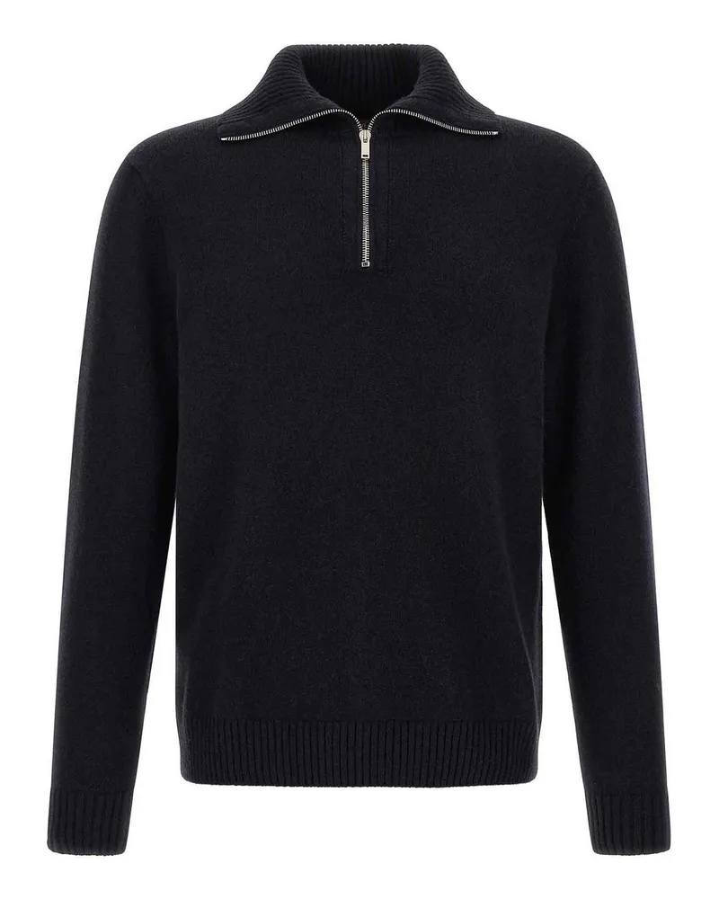 Zanone Rollkragenpullover - Blau Blau