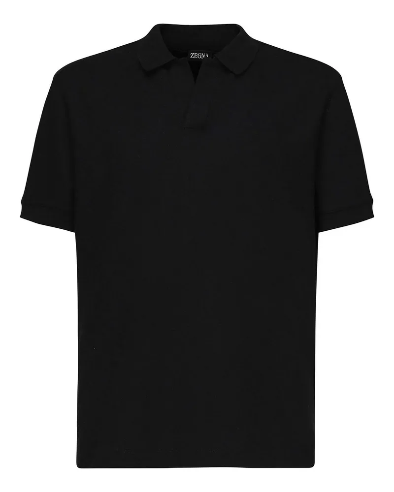 Ermenegildo Zegna Poloshirt - Schwarz Schwarz