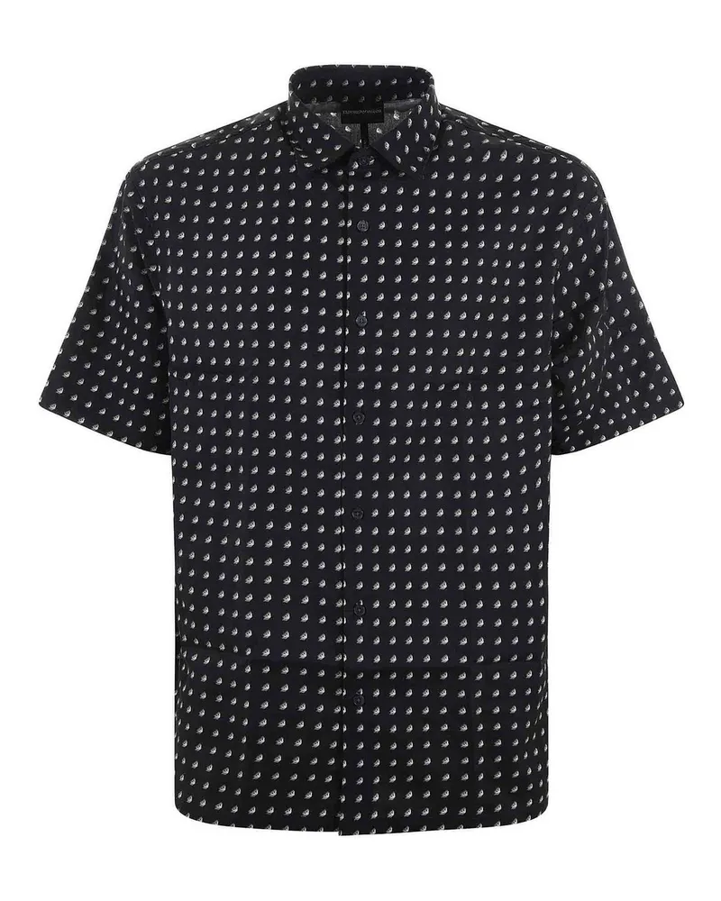 Emporio Armani Hemd - Schwarz Schwarz
