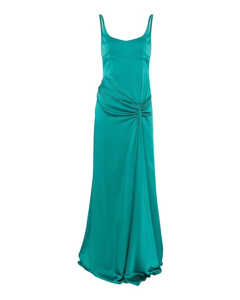 Alexander McQueen Knielanges Kleid - Grün Grün