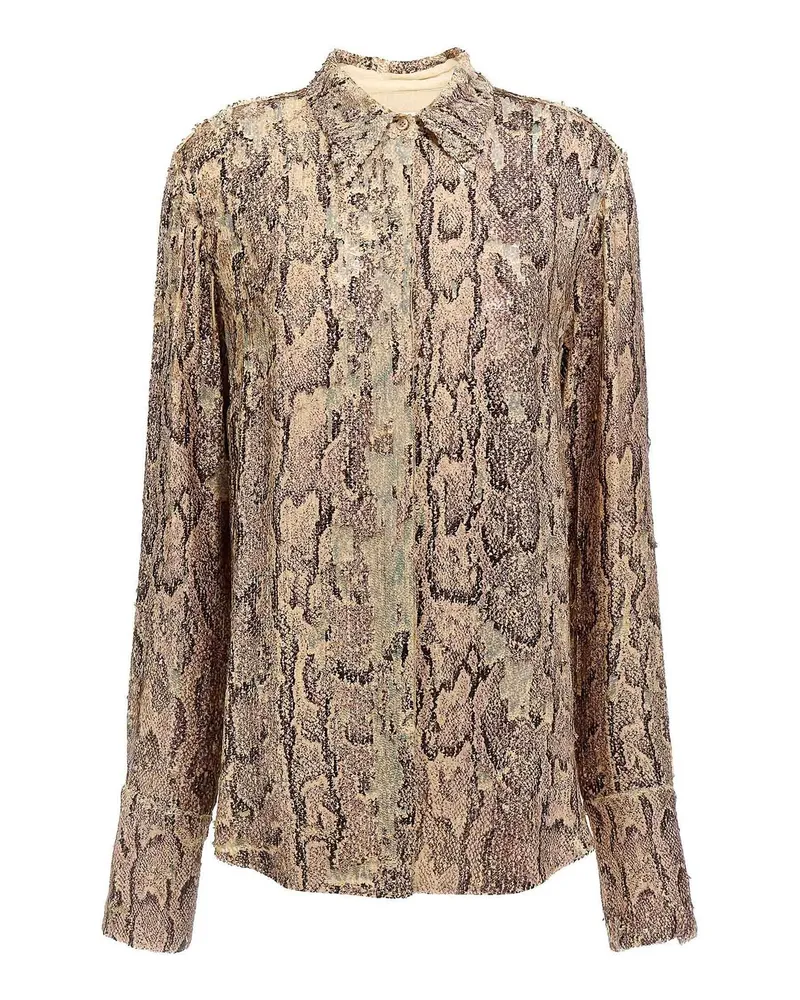 Dries van Noten Hemd - Nude Nude