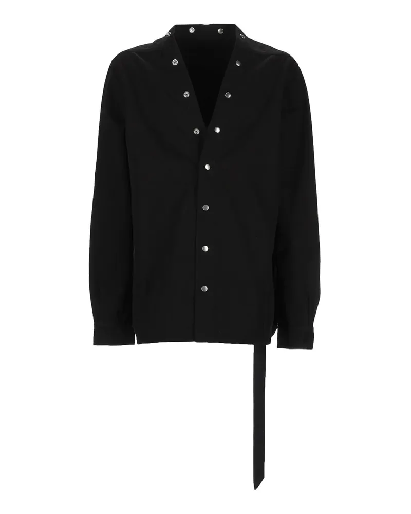 Rick Owens Hemd - Schwarz Schwarz