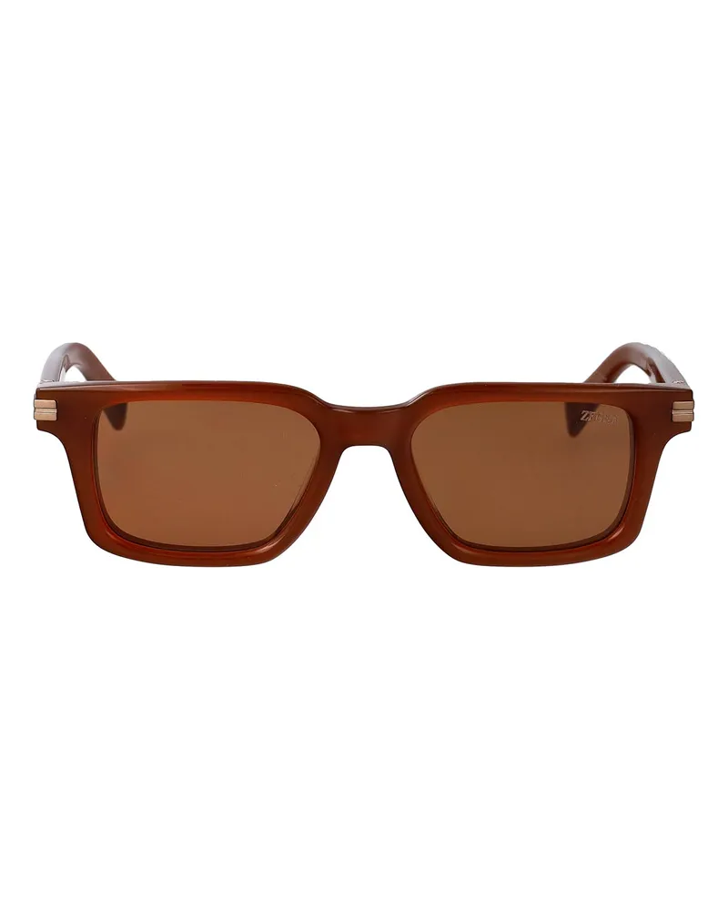 Ermenegildo Zegna Sonnenbrille - Braun Braun