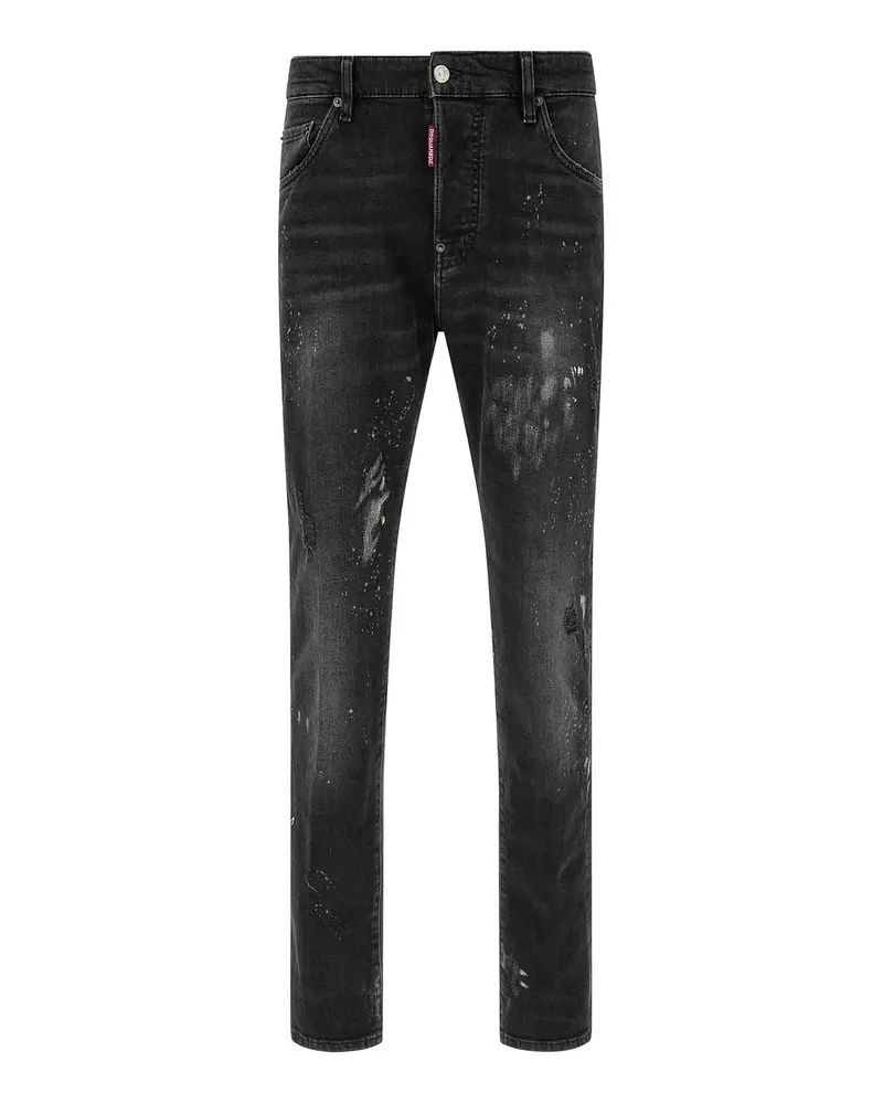 Dsquared2 Straight Leg Jeans - Schwarz Schwarz