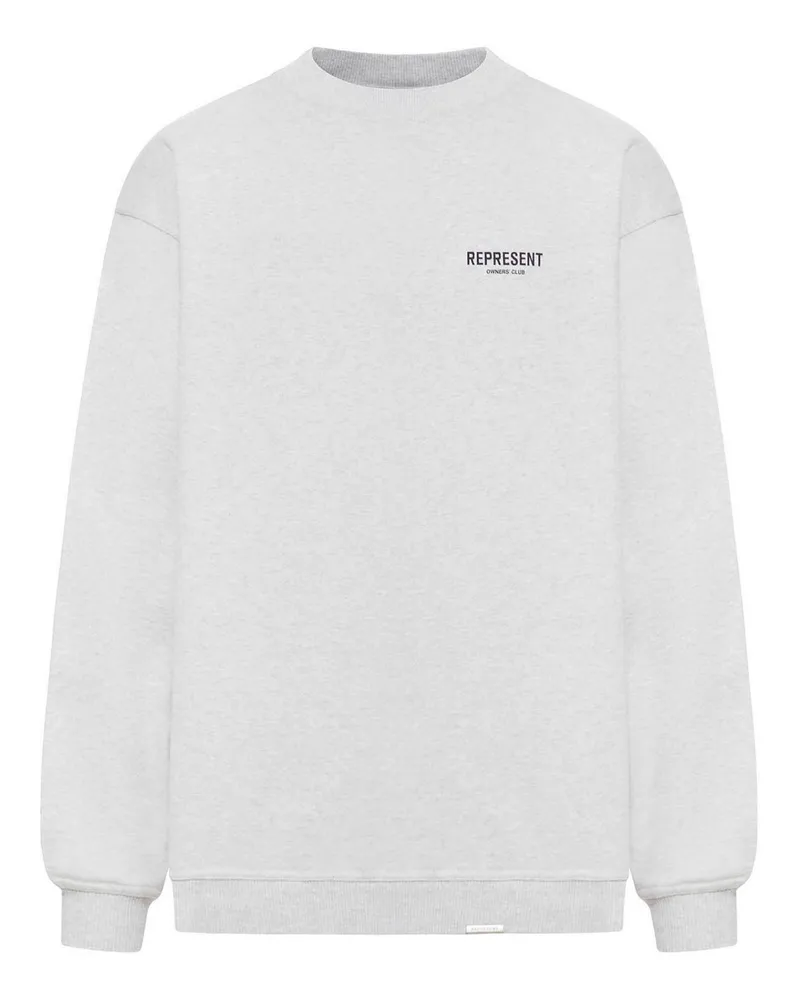 REPRESENT Rundhalspullover - Grau Grau