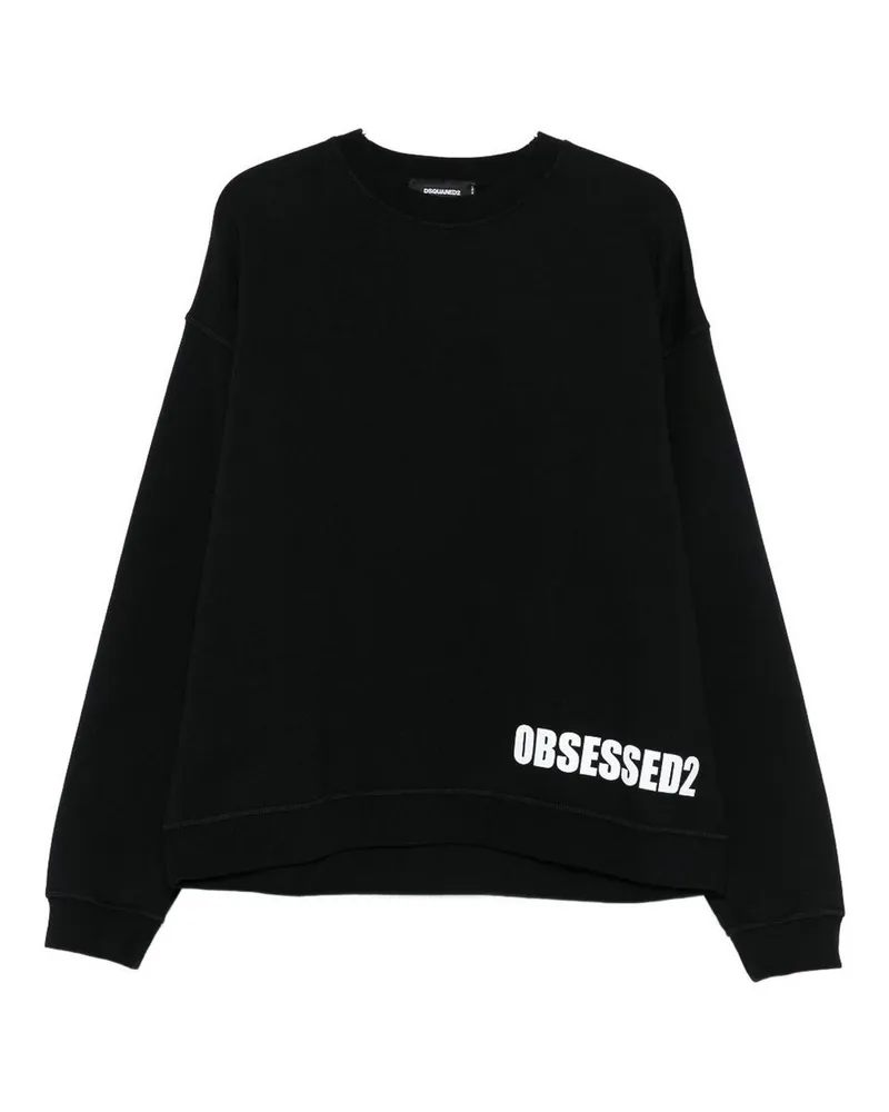 Dsquared2 Rundhalspullover - Schwarz Schwarz