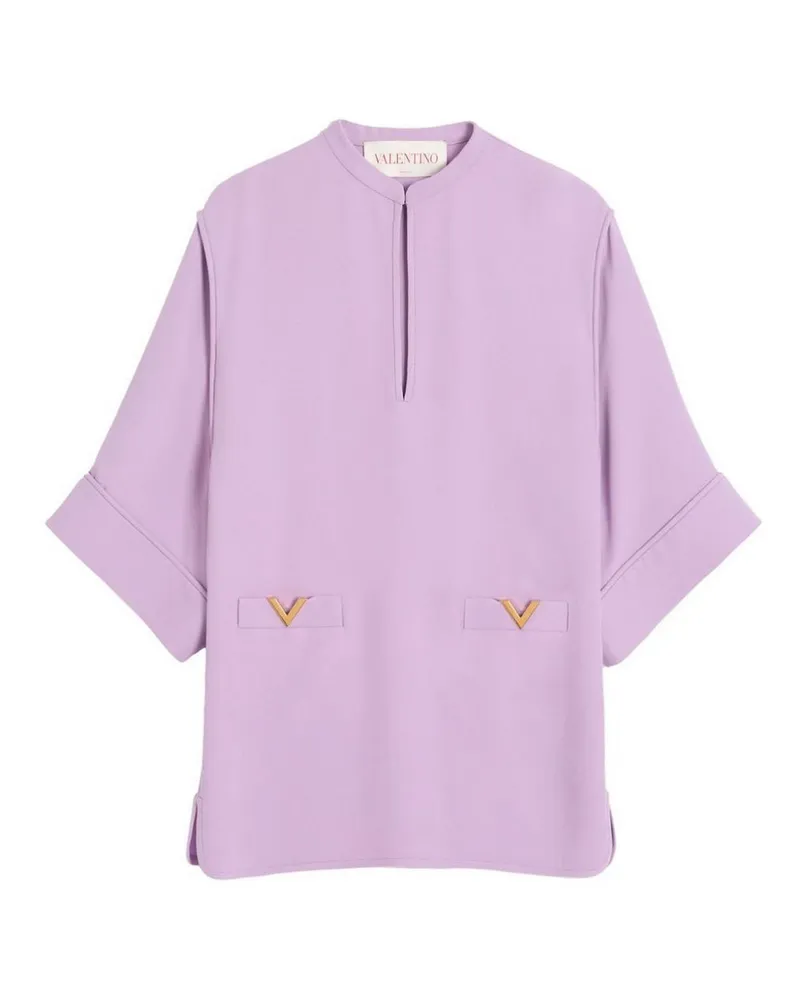 Valentino Garavani Knielanges Kleid - Hell-Lila Hell-lila