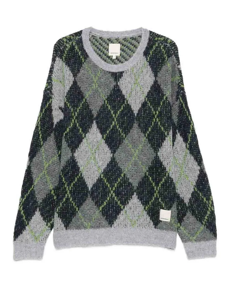 Emporio Armani Rundhalspullover - Blau Blau